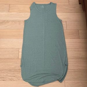 Aerie Green Cotton Tank Dress